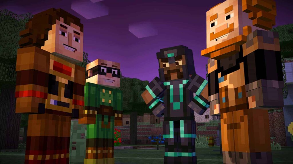 Minecraft Story Mode Complete Season Free download by unlocked-games